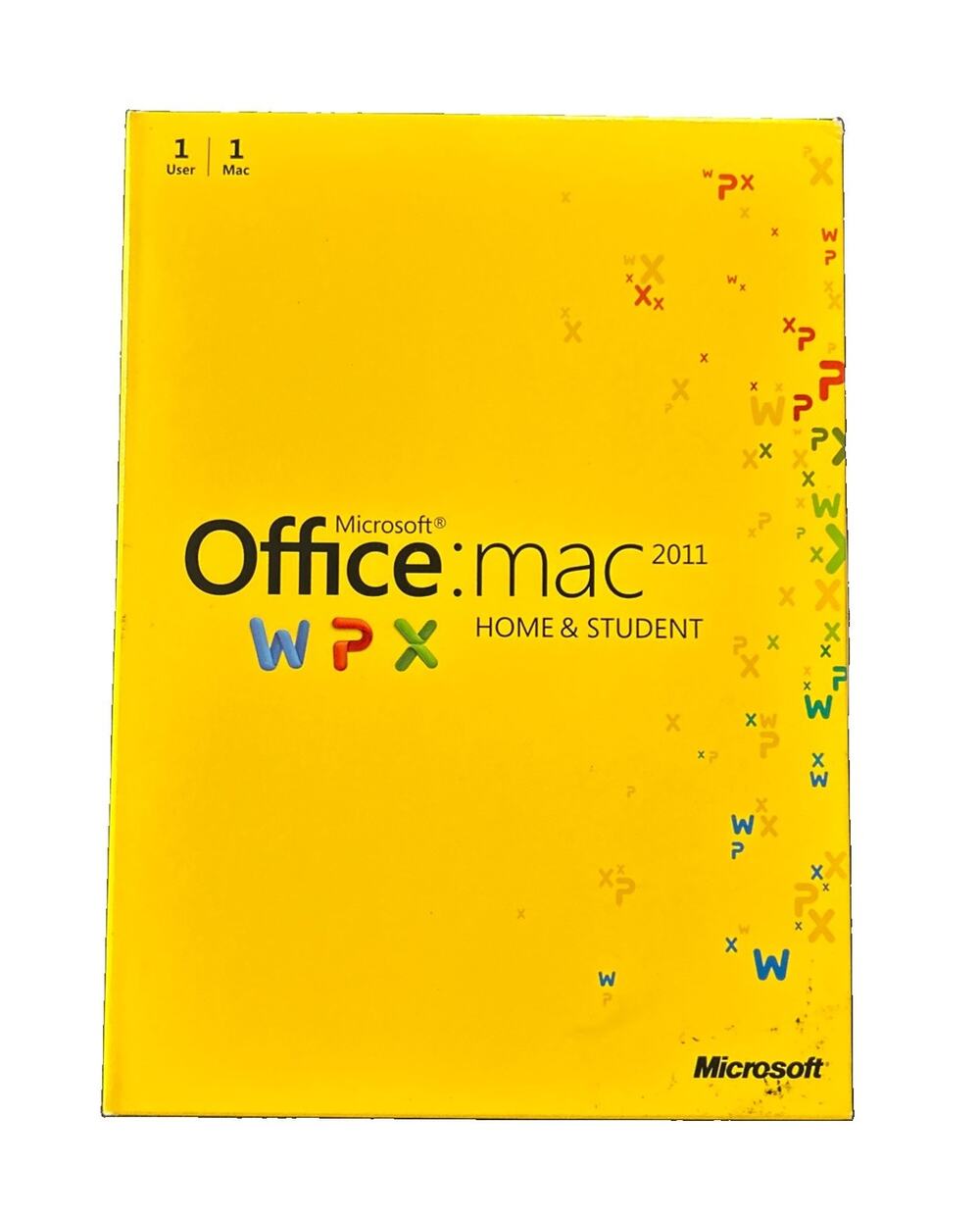 Microsoft Office Mac 2011 Home and Student With Key Pre-Owned